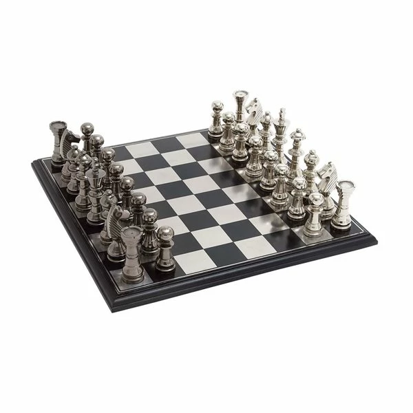 Flash Sale 🥰 Grayson Lane 6-in x 17-in Traditional Game Set - Silver Aluminum ⌛ 1 Flash Sale 🥰 Grayson Lane 6-in x 17-in Traditional Game Set - Silver Aluminum ⌛