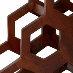 Discount 🎉 Grayson Lane 18 In. x 17 In. Contemporary Wine Rack - Brown Wood 🎉 -GRAYSON LANE Sales 2022 330861764 AlternateImage2 l