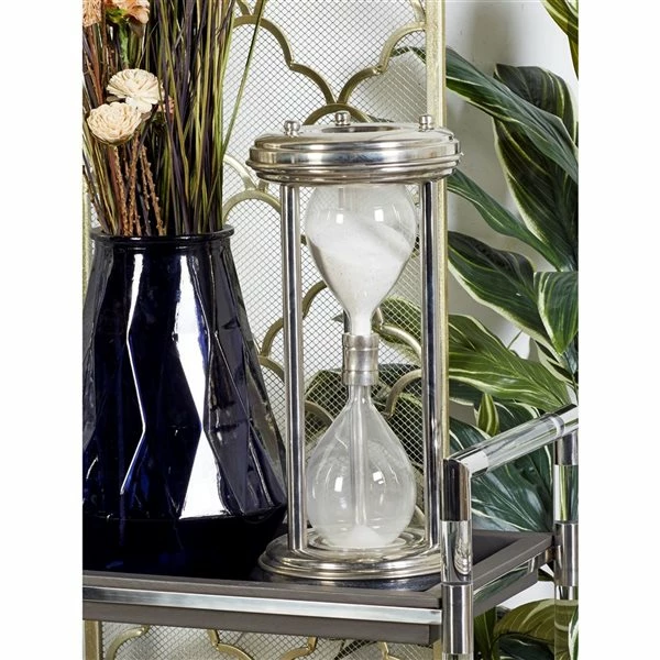 Outlet ๐ฏ Grayson Lane 19-in x 9-in x 9-in Glam Timer - Silver Aluminum โ 2 Outlet ๐ฏ Grayson Lane 19-in x 9-in x 9-in Glam Timer - Silver Aluminum โ - Image 2