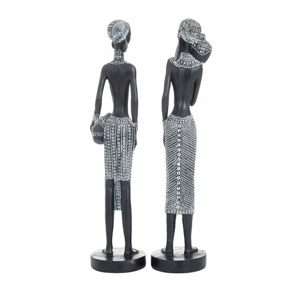 Best Pirce ๐ Grayson Lane Set of 2 14-in x 4-in Eclectic Sculptures - Black Poly Stone โ๏ธ 5 Best Pirce ๐ Grayson Lane Set of 2 14-in x 4-in Eclectic Sculptures - Black Poly Stone โ๏ธ - Image 5