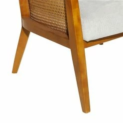 Promo ⌛ Grayson Lane 27-in x 27-in Contemporary Accent Chair - Brown Wood ⭐ -GRAYSON LANE Sales 2022 330861768 AlternateImage4 l