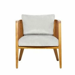 Promo ⌛ Grayson Lane 27-in x 27-in Contemporary Accent Chair - Brown Wood ⭐ -GRAYSON LANE Sales 2022 330861768 AlternateImage5 l