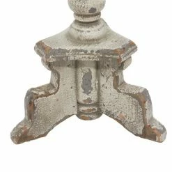 Budget 💯 Grayson Lane Set of 2 20-in, 17-in Vintage Candle Holder - White Wood 🧨 -GRAYSON LANE Sales 2022 330861784 AlternateImage3 l