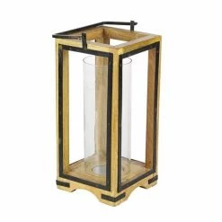 Deals 🎉 Grayson Lane 22-in x 8-in Traditional Candle Holder Lantern - Natural Brown Mango Wood 🔥 7 Deals 🎉 Grayson Lane 22-in x 8-in Traditional Candle Holder Lantern - Natural Brown Mango Wood 🔥 -GRAYSON LANE Sales 2022 330861790 AlternateImage5 l