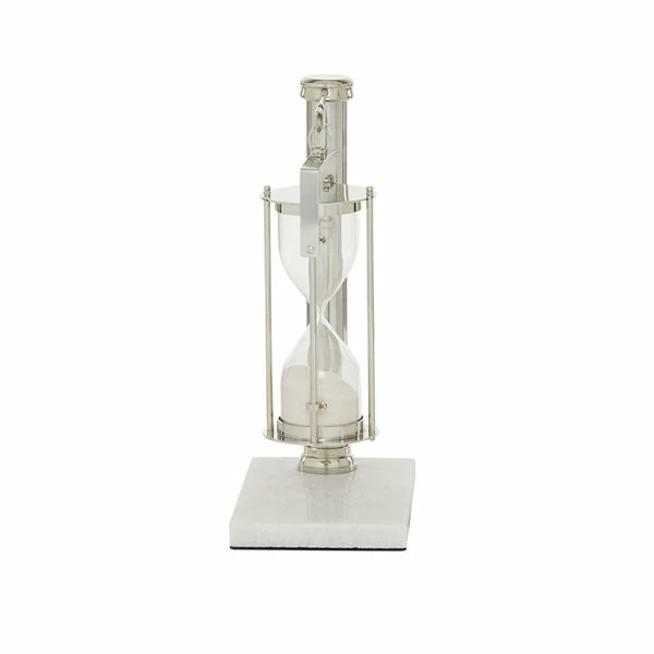 Best Sale 🔥 Grayson Lane 10-in x 7-in x 4-in Glam Timer - Silver Brass ✔️ 5 Best Sale 🔥 Grayson Lane 10-in x 7-in x 4-in Glam Timer - Silver Brass ✔️ - Image 5