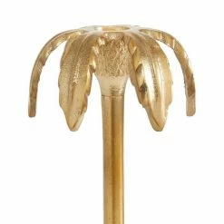 Buy ⌛ Grayson Lane Set of 3 10-in, 8-in, 6-in Glam Candle Holder - Gold Aluminum 🧨 -GRAYSON LANE Sales 2022 330861801 AlternateImage3 l