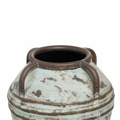 Cheapest 🧨 Grayson Lane Set of 3 26-in, 23-in, 19-in Rustic Vase - Blue Metal 🌟 -GRAYSON LANE Sales 2022 330861811 AlternateImage2 l