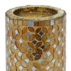 Cheap 🔔 Grayson Lane Set of 3 11-in, 7-in, 4-in Glam Candle Holder - Gold Metal 😉 -GRAYSON LANE Sales 2022 330861818 AlternateImage3 l