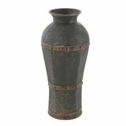 Discount 🧨 Grayson Lane Set of 3 37-in, 33-in, 29-in Rustic Vase - Brown Metal 💯 -GRAYSON LANE Sales 2022 330861822 AlternateImage4 l