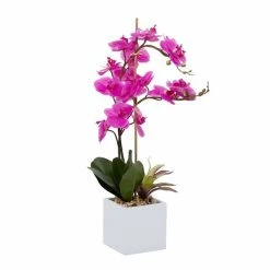 Brand new 😉 Grayson Lane 23-in x 28-in Natural Artificial Foliage - Pink Plastic and Ceramic 🔥