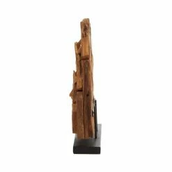 Hot Sale 🎉 Grayson Lane 16-in x 13-in Natural Abstract Sculpture - Brown Teak Wood 🌟 8 Hot Sale 🎉 Grayson Lane 16-in x 13-in Natural Abstract Sculpture - Brown Teak Wood 🌟 -GRAYSON LANE Sales 2022 330861857 AlternateImage3 l