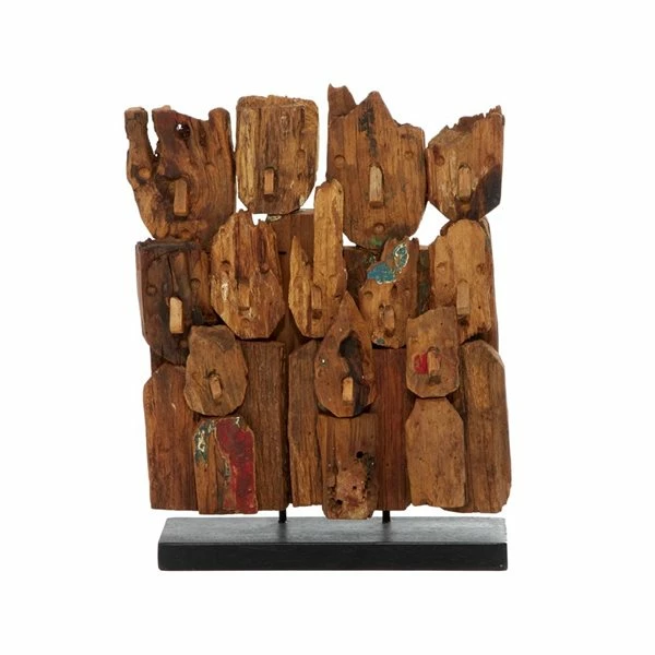 Hot Sale 🎉 Grayson Lane 16-in x 13-in Natural Abstract Sculpture - Brown Teak Wood 🌟 5 Hot Sale 🎉 Grayson Lane 16-in x 13-in Natural Abstract Sculpture - Brown Teak Wood 🌟 - Image 5