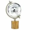 Cheap 🎁 Grayson Lane 15-in x 8-in Globe - Silver Wood 💯