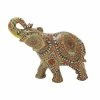 Best deal 🤩 Grayson Lane 8-in x 9-in Eclectic Sculpture - Orange Poly Stone Elephant 🥰