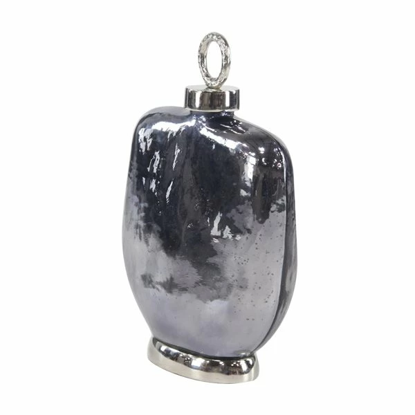 Best deal ✨ Grayson Lane 17-in x 11-in Modern Decorative Bottle -Dark Grey Glass ✨ 4 Best deal ✨ Grayson Lane 17-in x 11-in Modern Decorative Bottle -Dark Grey Glass ✨ - Image 4