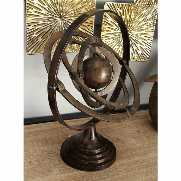 Deals 🤩 Grayson Lane 15-in x 12-in Industrial Armillary - Copper Aluminum 👍 2 Deals 🤩 Grayson Lane 15-in x 12-in Industrial Armillary - Copper Aluminum 👍 - Image 2