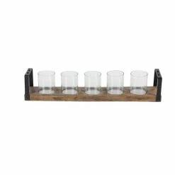 Best Pirce 😀 Grayson Lane 5-in x 28-in Industrial Candle Holder - Brown Iron ⭐ -GRAYSON LANE Sales 2022 330861887 AlternateImage5 l