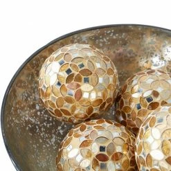 Outlet 👍 Grayson Lane Set of 4 4-in Gold Glam Orbs & Vase Filler -Plastic 💯 -GRAYSON LANE Sales 2022 330861888 AlternateImage2 l