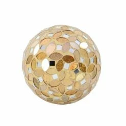 Outlet 👍 Grayson Lane Set of 4 4-in Gold Glam Orbs & Vase Filler -Plastic 💯 -GRAYSON LANE Sales 2022 330861888 AlternateImage5 l
