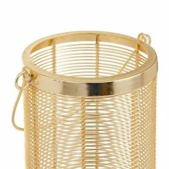 Deals 😍 Grayson Lane 11-in x 6-in Glam Lantern - Gold Iron 🔥 -GRAYSON LANE Sales 2022 330861895 AlternateImage3 l