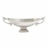 Deals 🎉 Grayson Lane 9-in x 22-in Traditional Decorative Bowl - Silver Aluminum 😉