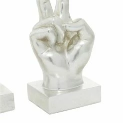 Best deal ❤️ Grayson Lane 3-Piece 11-in x 4-in Silver Classic Sculpture 😀 -GRAYSON LANE Sales 2022 330861967 AlternateImage2 l