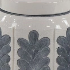 Best Pirce 🤩 Grayson Lane 2-Piece 10-in x 7-in White American Colonial Decorative Jar 🔥 -GRAYSON LANE Sales 2022 330861969 AlternateImage2 l