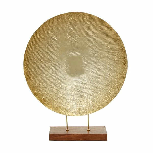 Brand new 🎁 Grayson Lane 1-Piece 26.5-in x 6-in Gold Contemporary Sculpture 😍 5 Brand new 🎁 Grayson Lane 1-Piece 26.5-in x 6-in Gold Contemporary Sculpture 😍 - Image 5