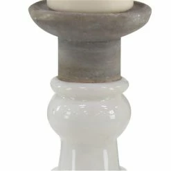 Deals ❤️ Grayson Lane 1-Candle Stone Pillar Candle Holder - Set of 2 💯 -GRAYSON LANE Sales 2022 330861979 AlternateImage3 l