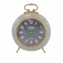 Best Pirce ⭐ Grayson Lane 11-in x 8-in Set of 3 Analogue Round Tabletop Standard Clock - Multiple Colour 👍 -GRAYSON LANE Sales 2022 330861995 AlternateImage5 l