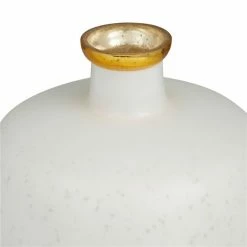 Coupon ❤️ Grayson Lane 1-Piece 12.20-in x 9.75-in White Contemporary Vase ✨ -GRAYSON LANE Sales 2022 330861998 AlternateImage2 l