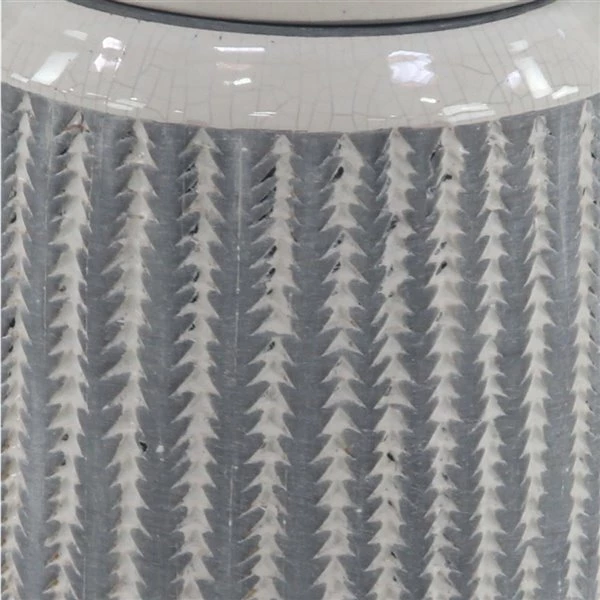 Brand new ❤️ Grayson Lane 2-Piece 10.55-in x 6.90-in White American Colonial Decorative Jar 🌟 3 Brand new ❤️ Grayson Lane 2-Piece 10.55-in x 6.90-in White American Colonial Decorative Jar 🌟 - Image 3