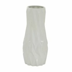 Cheap 😉 Grayson Lane 1-Piece 16.25-in x 7-in White Modern Vase ❤️ -GRAYSON LANE Sales 2022 330862010 AlternateImage4 l