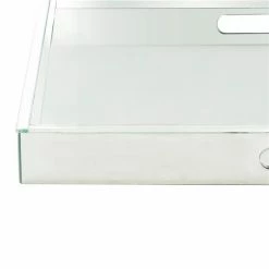 Outlet ⌛ Grayson Lane 1-Piece 2-in x 20-in Silver Contemporary Tray 🤩 -GRAYSON LANE Sales 2022 330862014 AlternateImage3 l