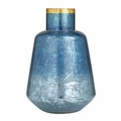 Flash Sale 👏 Grayson Lane 1-Piece 14.45-in x 9.70-in Blue Casual Vase 🔔