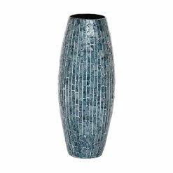 Buy 😀 Grayson Lane 1-Piece 19.45-in x 7.7-in Blue Casual Vase 🧨 -GRAYSON LANE Sales 2022 330862035 AlternateImage4 l