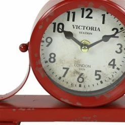 Flash Sale 🤩 Grayson Lane 6-in x 11-in Red Set of 2 Analogue Round Tabletop Standard Clock 😍 -GRAYSON LANE Sales 2022 330862043 AlternateImage3 l