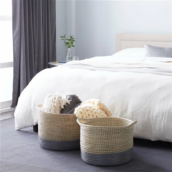 Hot Sale ๐ Grayson Lane 2-Piece 17.9-in x 20.4-in Brown Contemporary Storage Basket ๐คฉ 2 Hot Sale ๐ Grayson Lane 2-Piece 17.9-in x 20.4-in Brown Contemporary Storage Basket ๐คฉ - Image 2