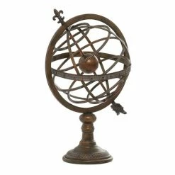 Best Pirce 🎁 Grayson Lane 1-Piece 24.70-in x 14-in Gold Classic Globe 🥰 -GRAYSON LANE Sales 2022 330862063 AlternateImage4 l