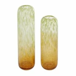 Coupon ⭐ Grayson Lane 2-Piece 17.35-in x 4.70-in Gold Contemporary Vase 🛒 -GRAYSON LANE Sales 2022 330862067 AlternateImage4 l