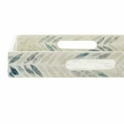 Best deal 🤩 Grayson Lane 3-Piece 2-in x 16-in White Casual Tray 🎁 -GRAYSON LANE Sales 2022 330862077 AlternateImage3 l