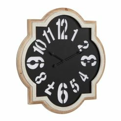Coupon 🔔 Grayson Lane 31.5-in x 31.5-in Black Analogue Novelty Wall Standard Clock 🥰 -GRAYSON LANE Sales 2022 330862079 AlternateImage5 l