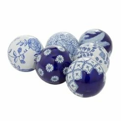 Discount 🧨 Grayson Lane 6-Piece 3.15-in x 3.15-in Blue Contemporary Orbs and Vase Filler 🧨 -GRAYSON LANE Sales 2022 330862080 AlternateImage4 l