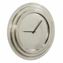 Cheap 🛒 Grayson Lane 23.5-in x 23.5-in Silver Analogue Round Wall Standard Clock 😉 -GRAYSON LANE Sales 2022 330862089 AlternateImage5 l