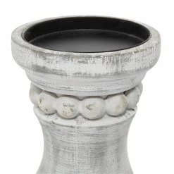 Discount 👍 Grayson Lane 1-Candle Grey Wood Pillar Candle Holder - Set of 3 🔥 7 Discount 👍 Grayson Lane 1-Candle Grey Wood Pillar Candle Holder - Set of 3 🔥 -GRAYSON LANE Sales 2022 330862096 AlternateImage3 l