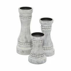 Discount 👍 Grayson Lane 1-Candle Grey Wood Pillar Candle Holder - Set of 3 🔥 9 Discount 👍 Grayson Lane 1-Candle Grey Wood Pillar Candle Holder - Set of 3 🔥 -GRAYSON LANE Sales 2022 330862096 AlternateImage5 l