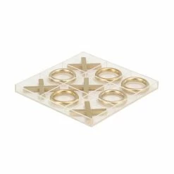 Deals 💯 Grayson Lane 1-Piece 12-in x 1-in Gold Contemporary Game Set 🌟