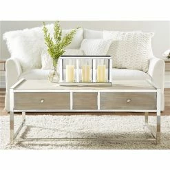 Best reviews of 🔔 Grayson Lane 3-Candle Silver Glass Pillar Candle Holder 💯 -GRAYSON LANE Sales 2022 330862113 AlternateImage2 l