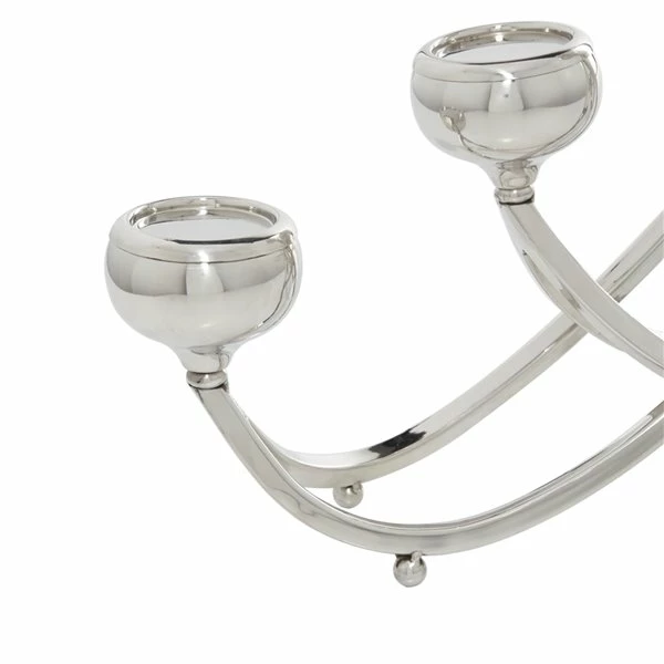 Top 10 ❤️ Grayson Lane 5-Candle Metal Candelabra Candle Holder - Silver 👍 3 Top 10 ❤️ Grayson Lane 5-Candle Metal Candelabra Candle Holder - Silver 👍 - Image 3