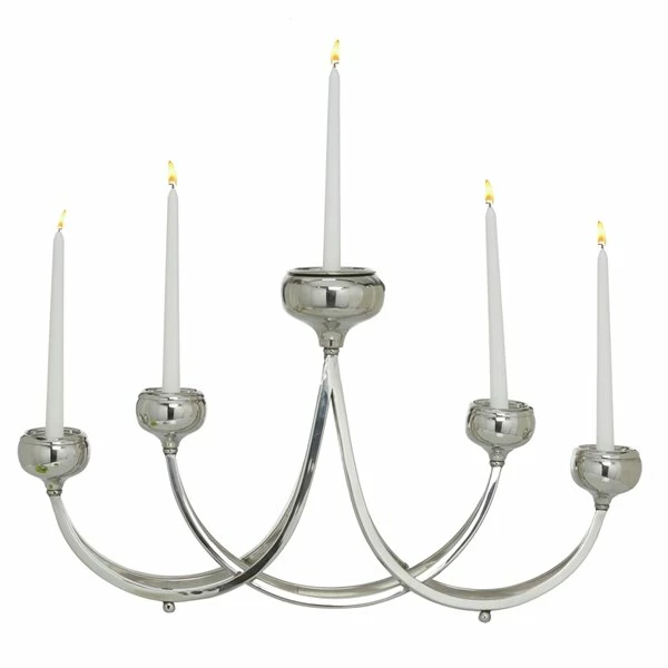 Top 10 ❤️ Grayson Lane 5-Candle Metal Candelabra Candle Holder - Silver 👍 1 Top 10 ❤️ Grayson Lane 5-Candle Metal Candelabra Candle Holder - Silver 👍
